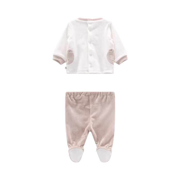 Tutina spezzata beige