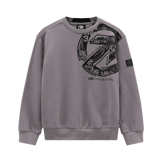 Felpa collogiro grigia