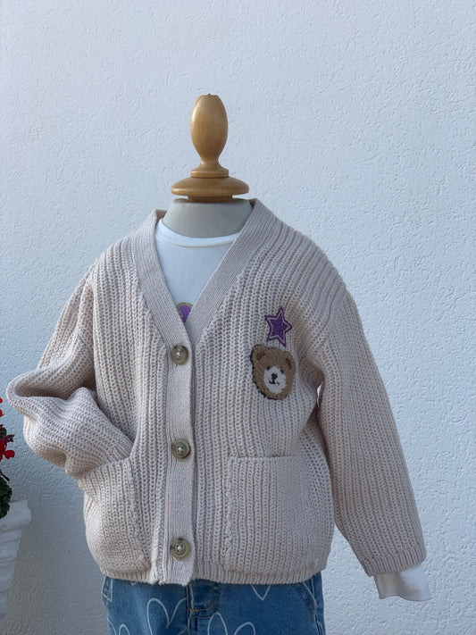 Cardigan orsetto