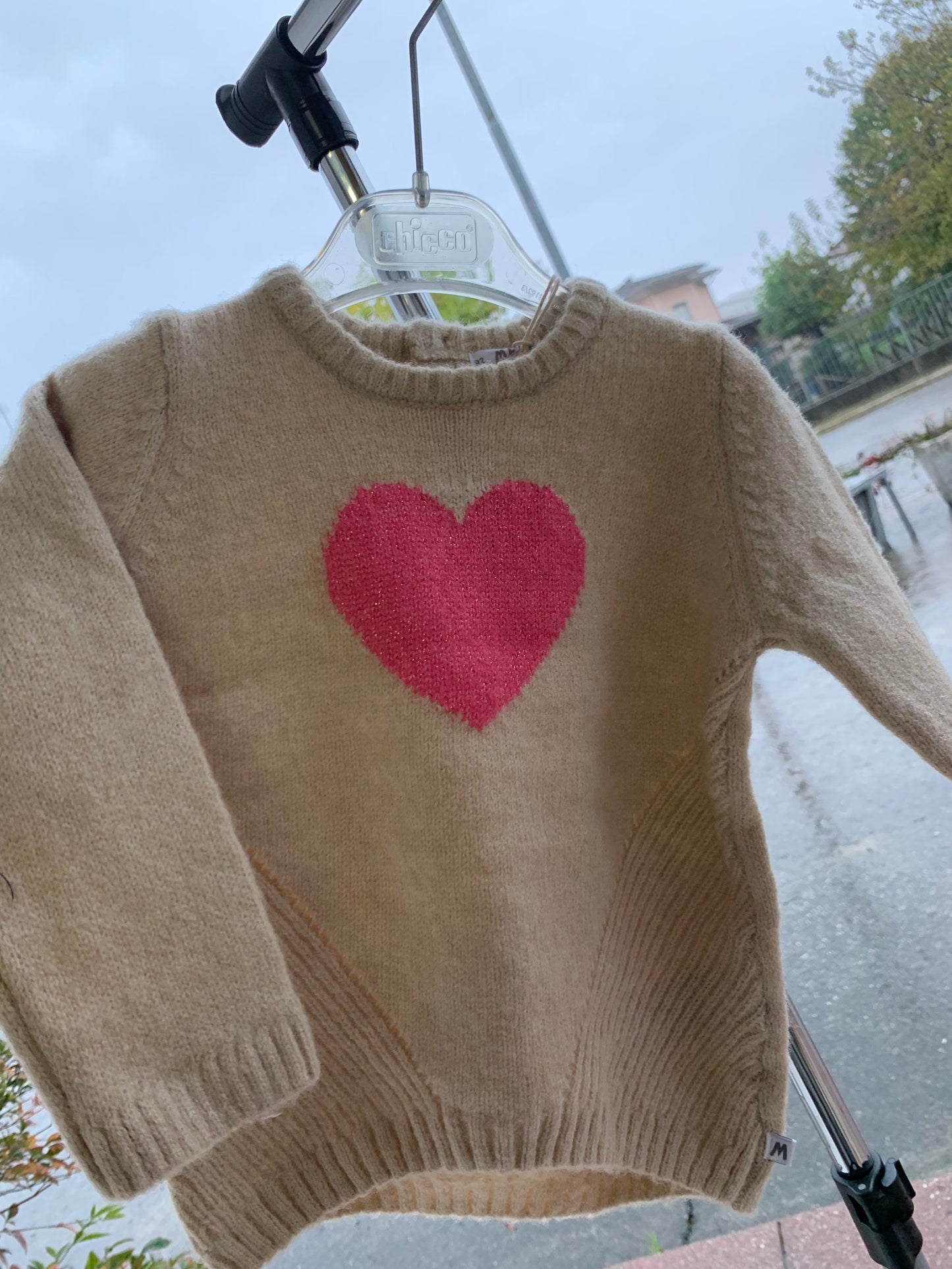 Maglione tricot cuore